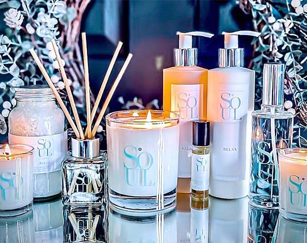 scented candles and oils by soul candles newport