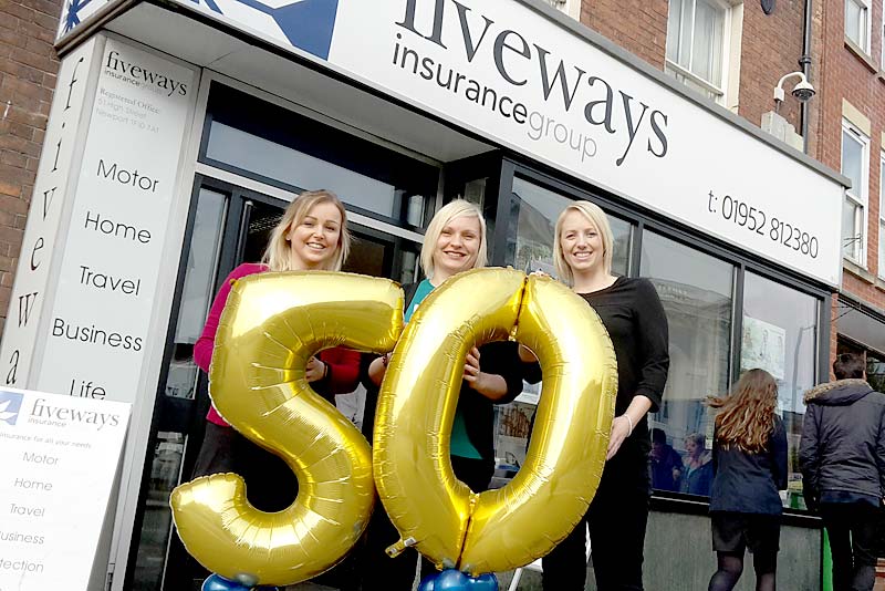 An insurance company based in Newport is celebrating its 50th anniversary