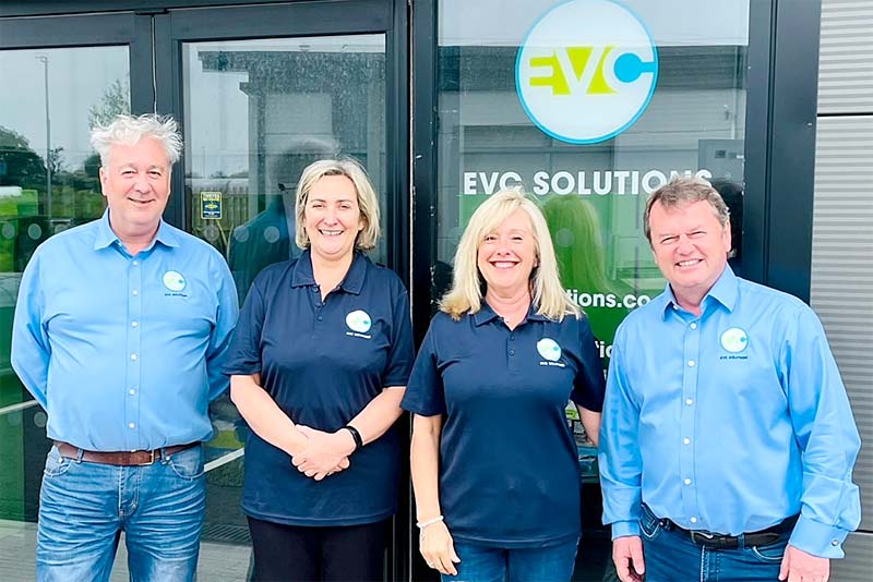 The EVC Solutions Team- NI Park Nigel Ryan, Adrian Cooper, Jayne Cooper, Amanda Smith.