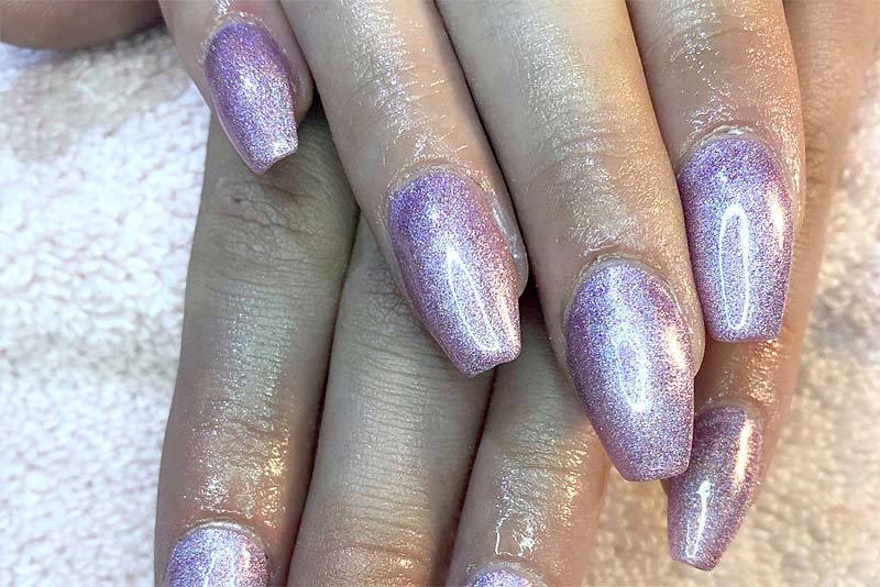 2. Glitter Ombre Acrylic Nails - wide 7