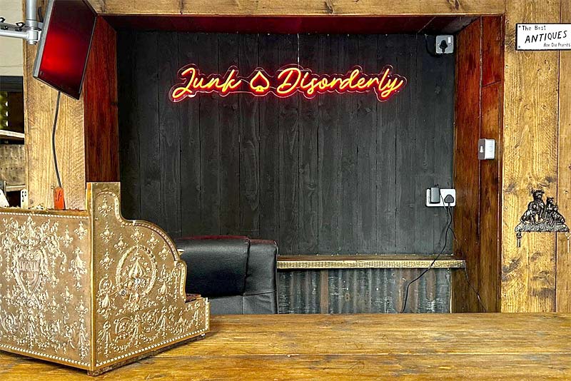 Pay Desk at Junk & Disorderly
