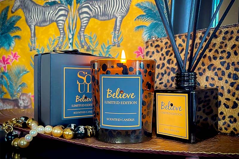 Designed to look chic and elegant in the home along with filling it with the most sublime luxury aromas