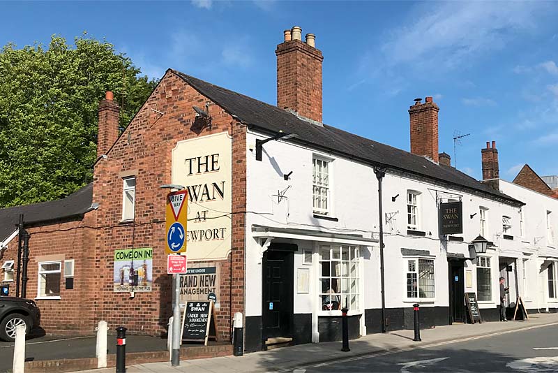 Visit The Swan in Newport Shropshire, for Beers, Ales and Food 07837 502976