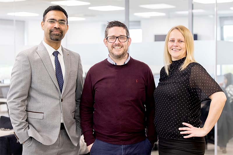 The Team Sanjoe Kalluvelil David winchurch Sue Smith