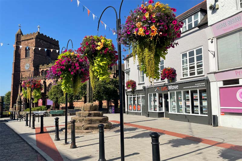 historic shropshire town newport