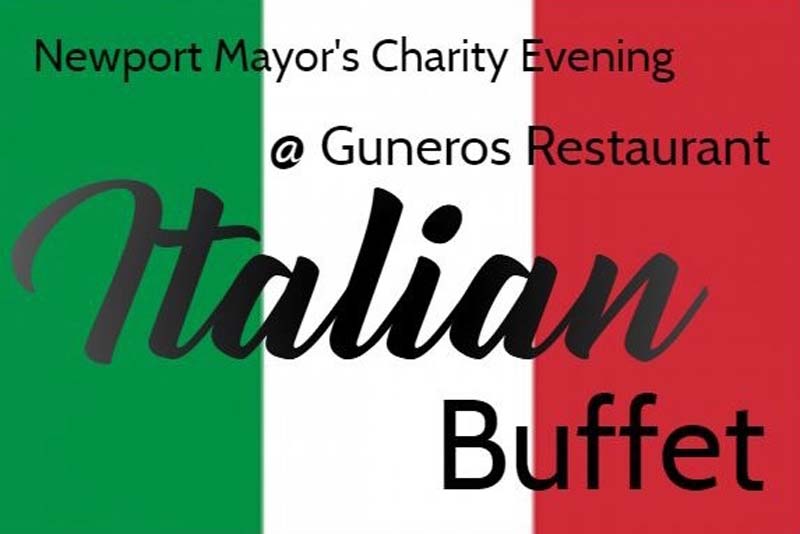 Italian Buffet at Newport Mayor’s Charity Evening