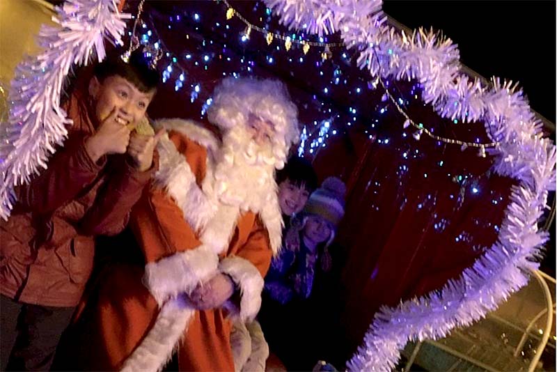 Santa’s sleigh is on its way!