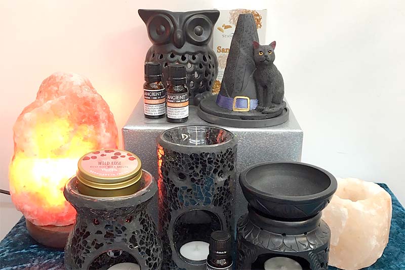 incense burners in shape of black cat