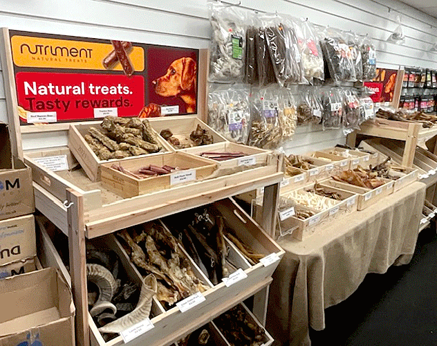 dogs health shop goodies