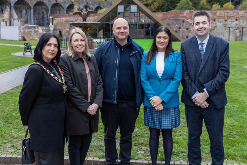 councillors at Ironbridge Gorge World Heritage Site