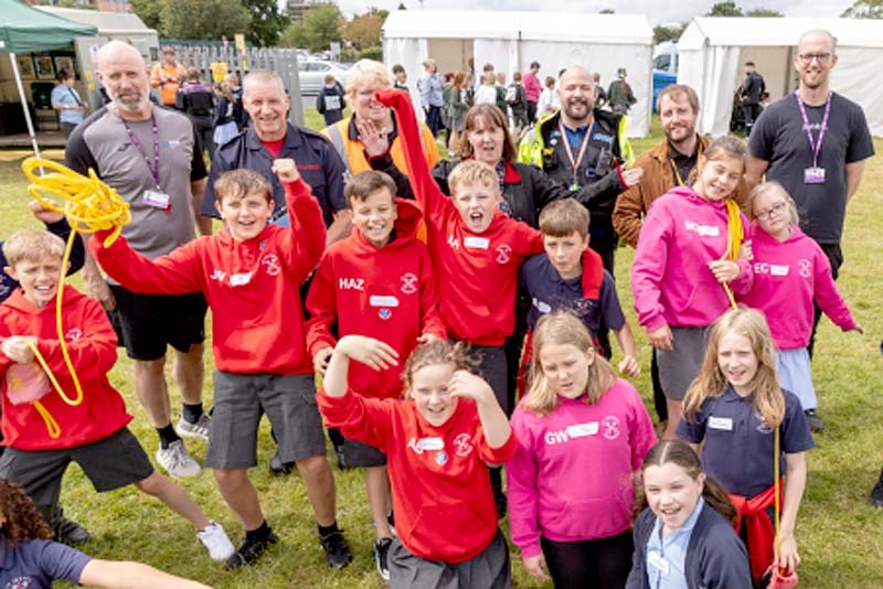 students and teachers celebrate 30 years