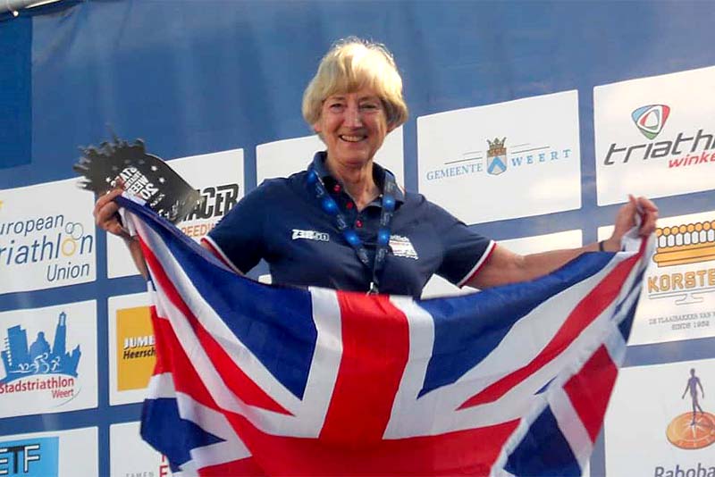 hilary stevenson with her medal