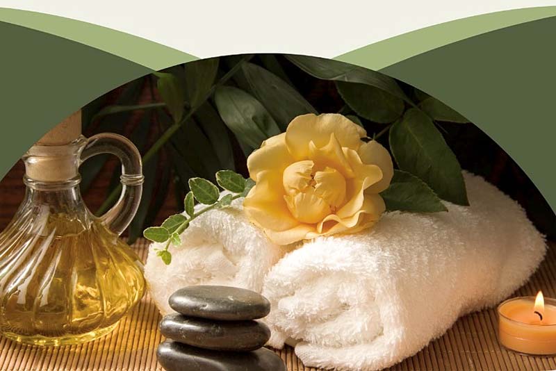 towels and candles create sense of wellbeing