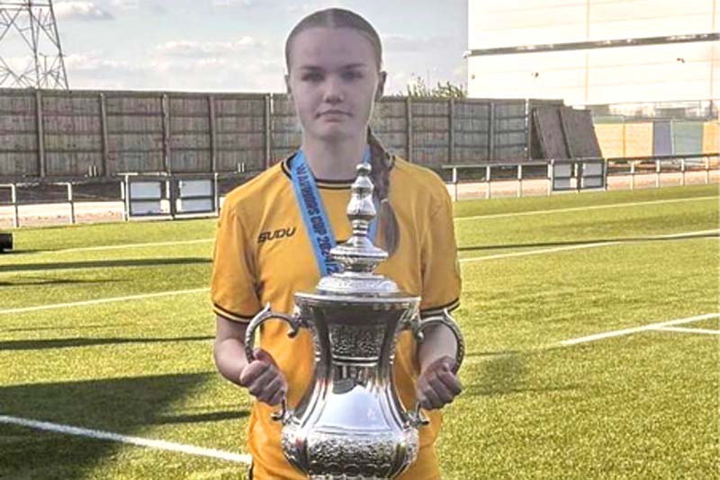 burton borough student with national trophy