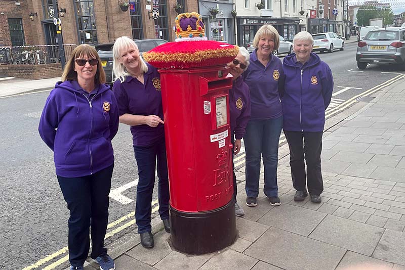 newport rotary knitters by postbox