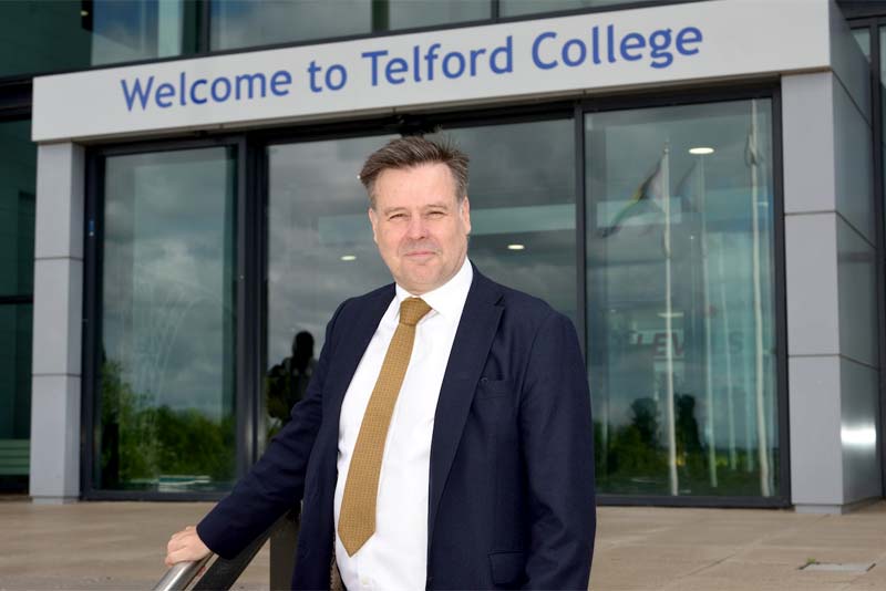 telford college ceo and principal lawrence wood