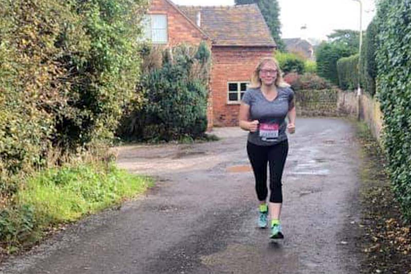 liz mountford running in newport