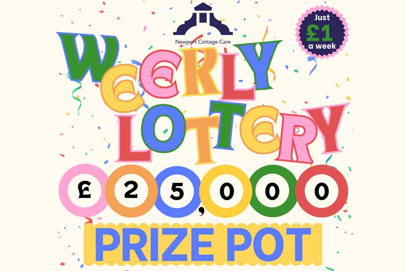 poster for newport cottage care lottery