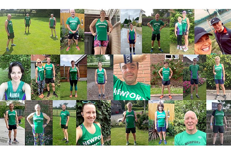 photos of newport running club members