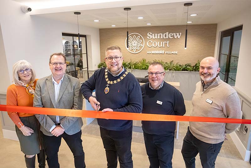 thomas jank mayor of newport opens sundew court