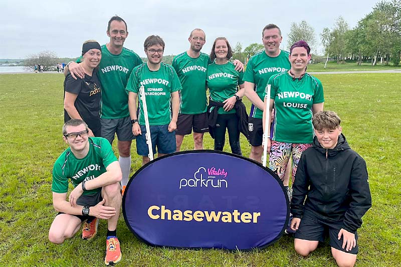chasewater parkrun competitors lineup