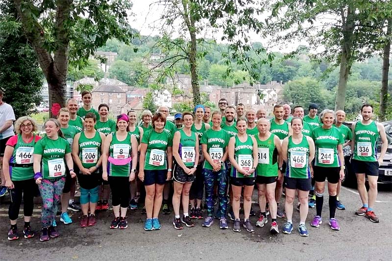 ndrc runners line up at ironbridge