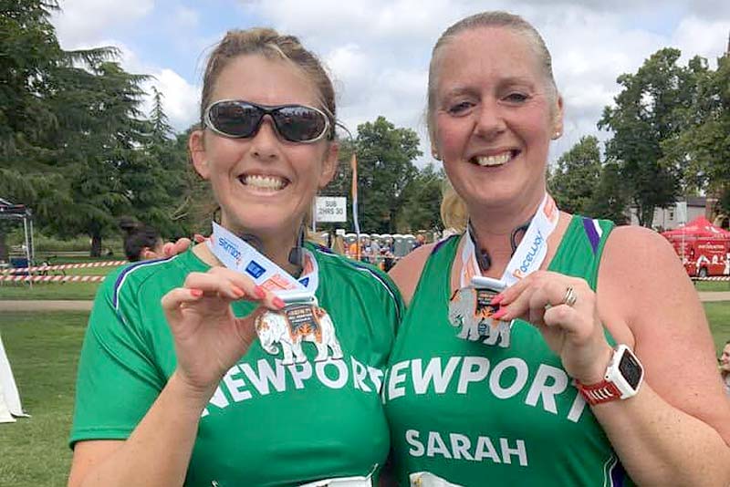 newport runners at spa half marathon