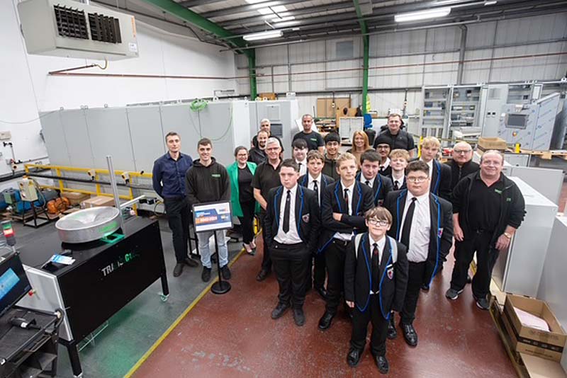 inside manufacturing warehouse at transicon