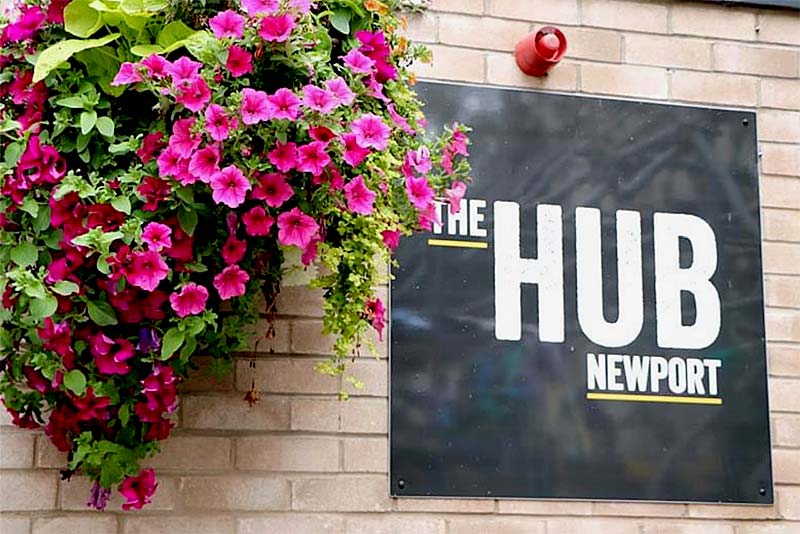 the hub social meeting place newport