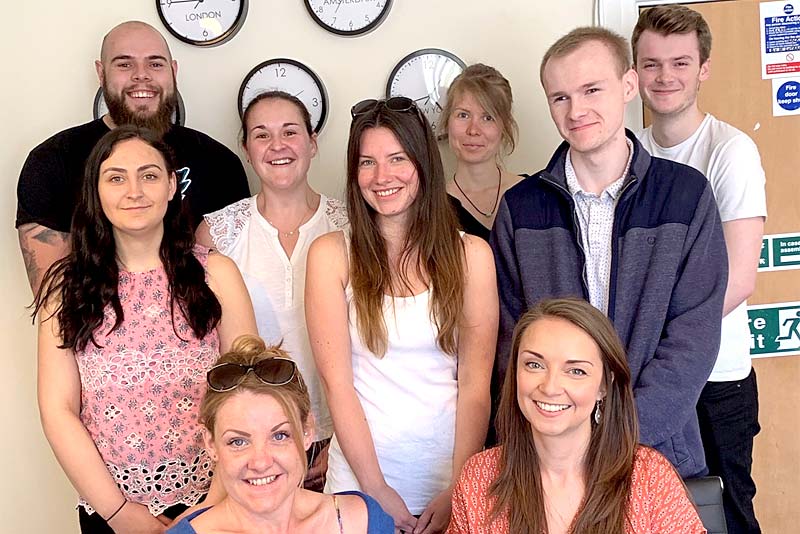 team photo of teamson staff