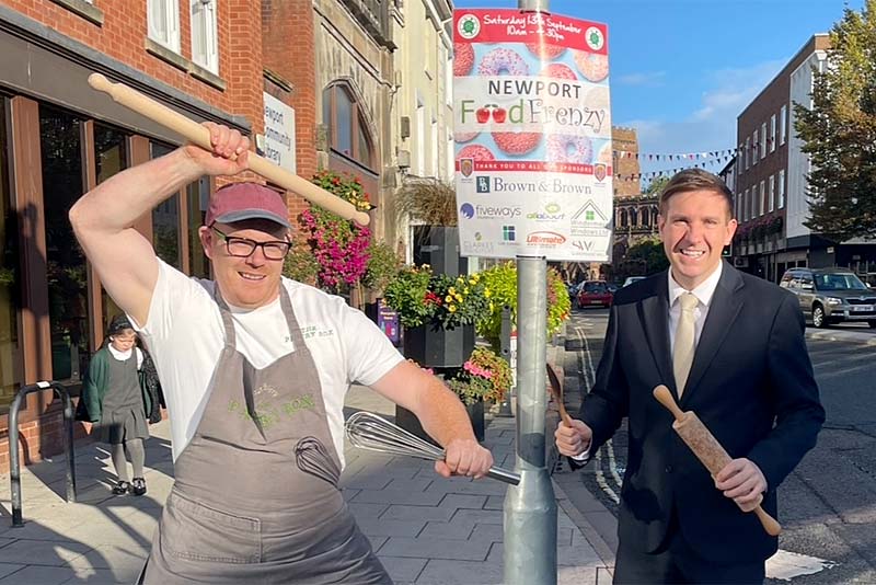 two newport chefs in cooking competition