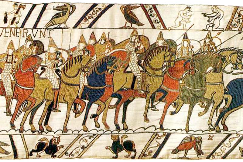 section of the bayeux tapestry