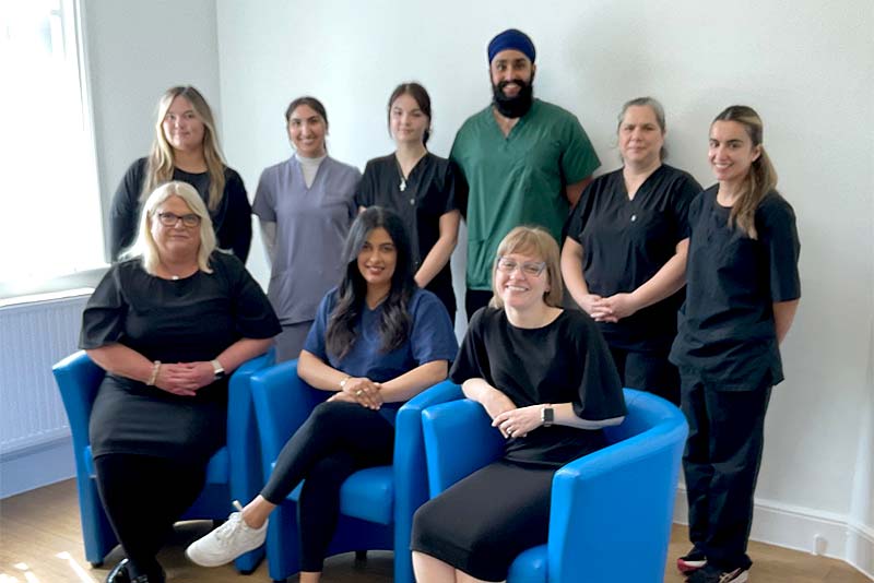 the team at Z dental surgery newport